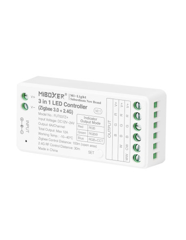 MiBoxer FUT037Z+ Controller 3in1 Zigbee 3.0+ 2.4G RGB / RGBW / RGBCCT