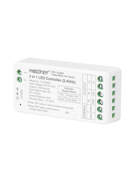 MiBoxer FUT035S+ Controller 2.4 Ghz 2in1 Monocolor/Dual White