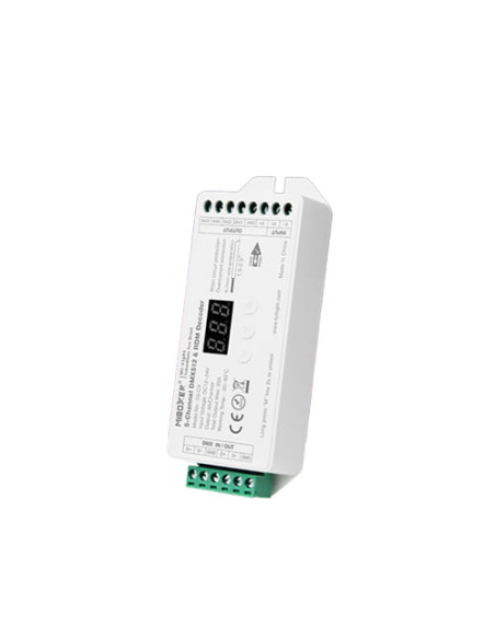 MiBoxer D5-CX Decodor RDM & DMX512 5 Canale Tensiune Constanta