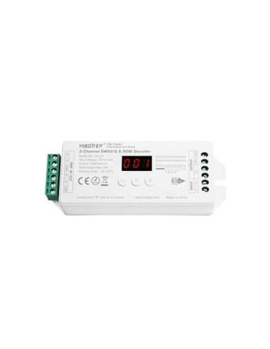 MiBoxer D2-CX Decodor RDM & DMX512 2 Canale Tensiune Constanta