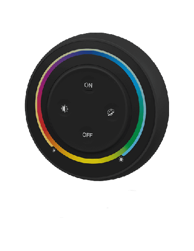 MiBoxer S2-B Telecomanda Sunrise 2.4GRGB, RGBW, RGB+CCT, Negru