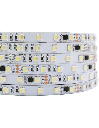 Banda LED Digitala TM1814 24V 4in1 RGBW 60led/metru IP20, 5 metri