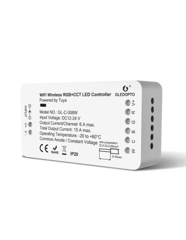 Controller RGBCCT Tuya WIFI 12-24V