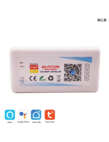 Controller smart WiFi TUYA RGB pentru banda LED