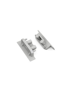 Capace terminale GROOVE10 gen2 cu gaura Gri
