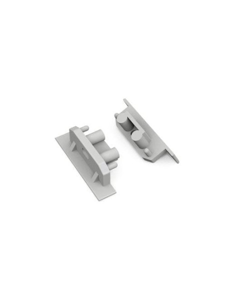 Capace terminale GROOVE10 gen2 cu gaura Gri