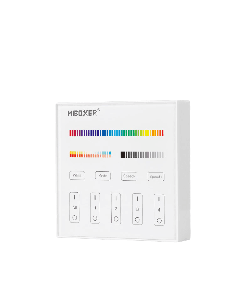 MiBoxer B4 Telecomanda Panou 4 Zone RGB + CCT, Alb