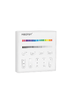 MiBoxer B3 Telecomanda Panou 4 Zone RGB/RGBW, Alb