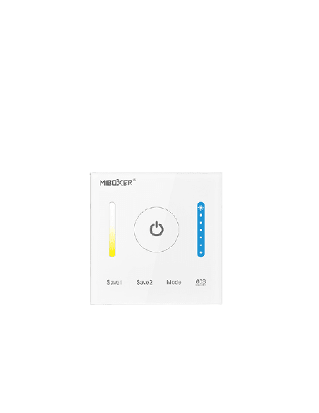 Miboxer  P2 Controller De Perete Pentru Banda LED CCT (Dual White), Alb