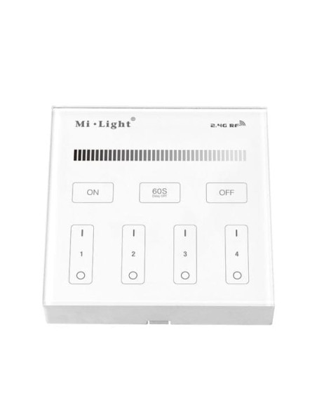 Miboxer B1 Telecomanda panou 4 zone Monocolor, Alb