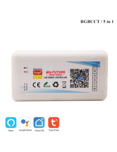 Controller smart WiFi TUYA pentru banda LED RGBCCT