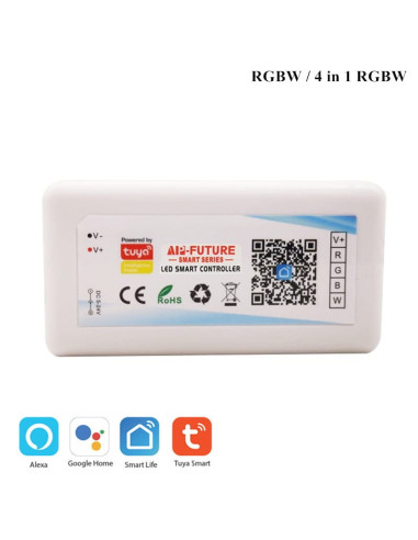 Controller smart WiFi TUYA pentru banda LED RGBW