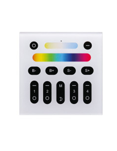 Panou tactil de control LED de perete 2.4G RF Plus