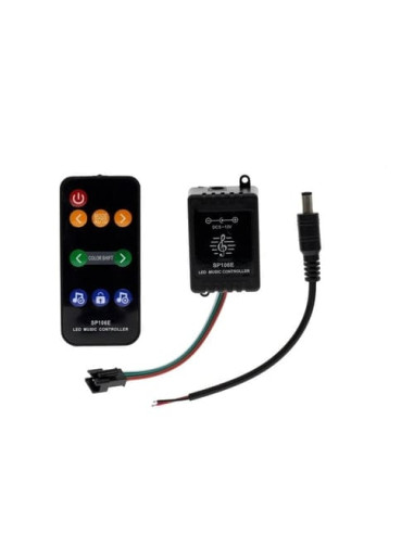 Controller muzical cu telecomanda SP106E pentru banda LED digitala