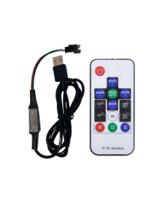Controller cu telecomanda 14 taste pentru banda LED digitala, alimentare USB