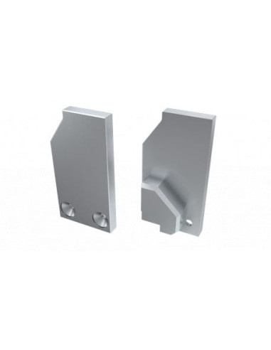 Capac terminal dreapta pentru Profil Aparent tip I6 (Sticla 8mm)