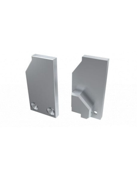 Capac terminal dreapta pentru Profil Aparent tip I6 (Sticla 8mm)