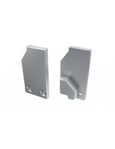 Capac terminal stanga pentru Profil Aparent tip I6 (Sticla 8mm)