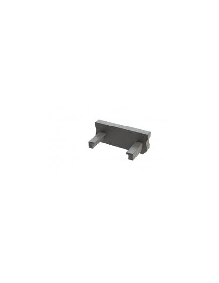 Capac terminal plastic BASIC fara gaura pentru Profil Aparent tip D Gri