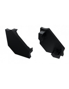 Capac teminal plastic fara gaura Profil Aparent C Negru