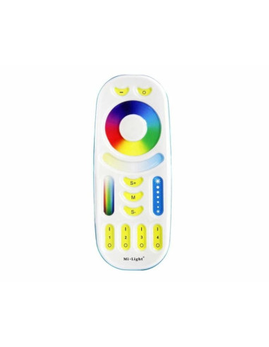 Miboxer FUT092 Telecomanda 2.4GHz 4-zone RGB, RGBW, RGB+CCT, Alb