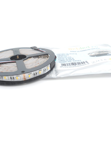 Banda led RGBNW (RGB+ Alb Natural) 4 in 1 5050 60led/m ip20, 12v, 5metri