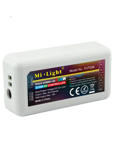 Miboxer FUT038 Controller 2.4GHz  RF pentru banda LED RGBW 1 Canal 10A