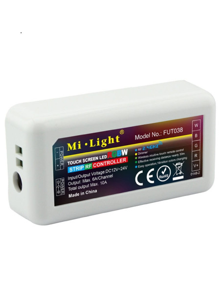 Miboxer FUT038 Controller 2.4GHz  RF pentru banda LED RGBW 1 Canal 10A