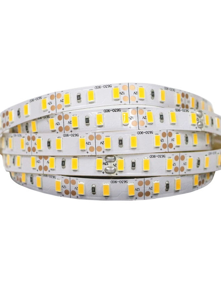 Banda led Alb Cald 5630 60led/m ip20, 12v, 5 metri