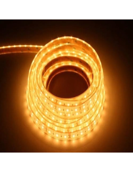 Banda led Alb Cald 5050 60led/m ip68, 12v, 5 metri