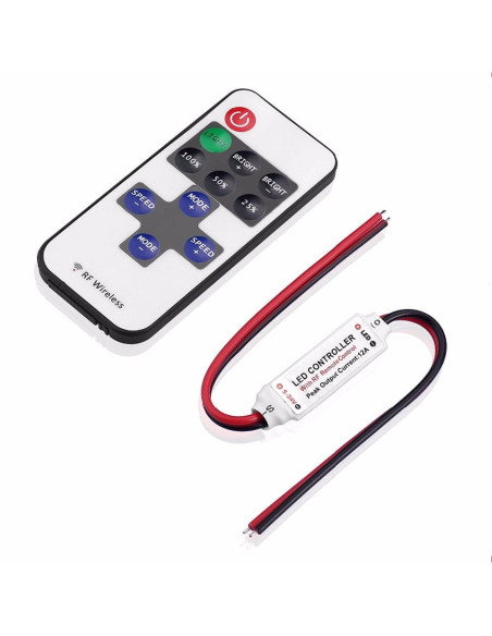 Controller cu Telecomanda 11 Taste Monocolor RF cu fire