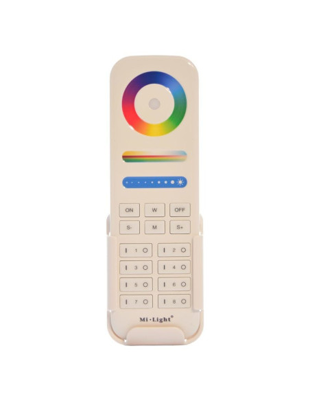 Miboxer FUT089 Telecomanda cu 8 zone RGB, RGBW si RGB+CCT