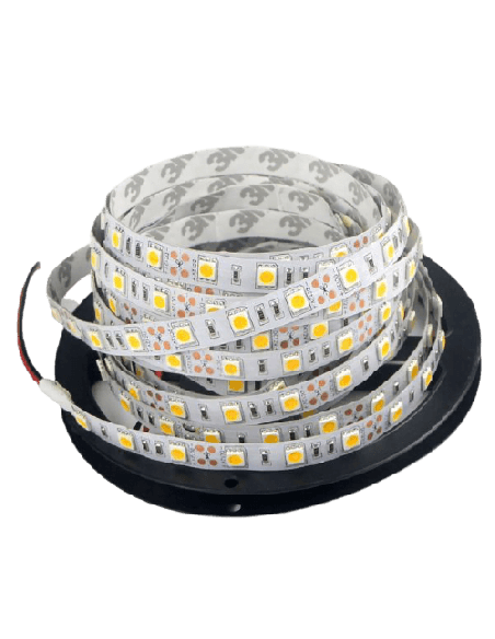Banda led Alb Neutru 5050 60led/m ip20, 12v, 5 metri