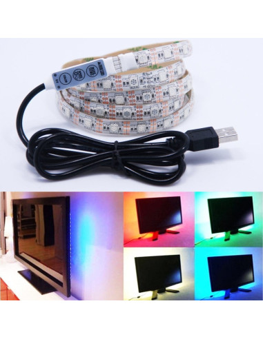 Banda led RGB Alimentare USB 5050 2metri
