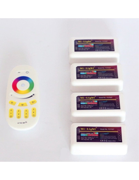 Pachet Mi-Light 4 zone RGB