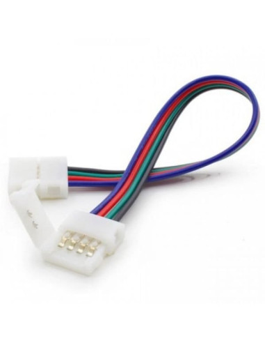 Conector Flexibil Prelungire de la Banda la banda RGB, 10mm, cu fir
