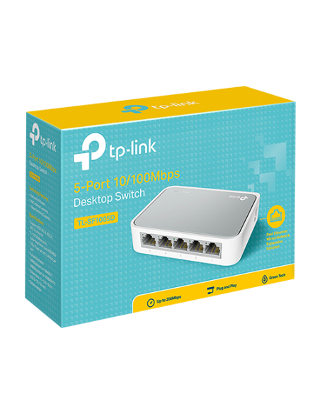 Switch L2, 5 x RJ45 10/100 Mbps, Unmanaged - TP-Link TL-SF1005D