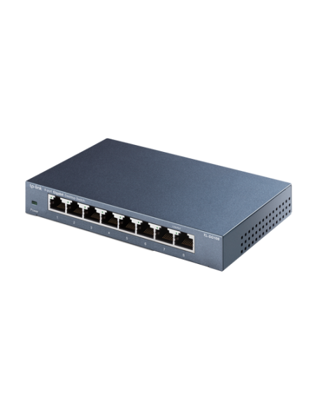 Switch L2, 8 x RJ45 1G, Unmanaged - TP-Link TL-SG108