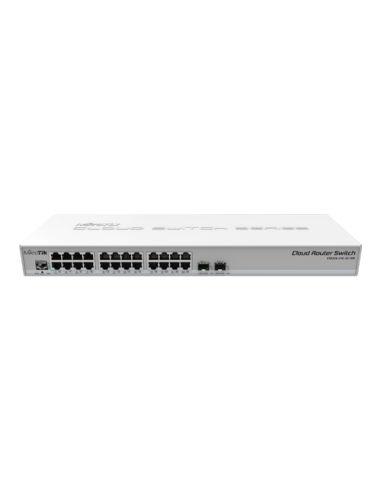 Management Switch 24 x Gigabit, 2 x SFP+, 1U - Mikrotik CRS326-24G-2S+RM