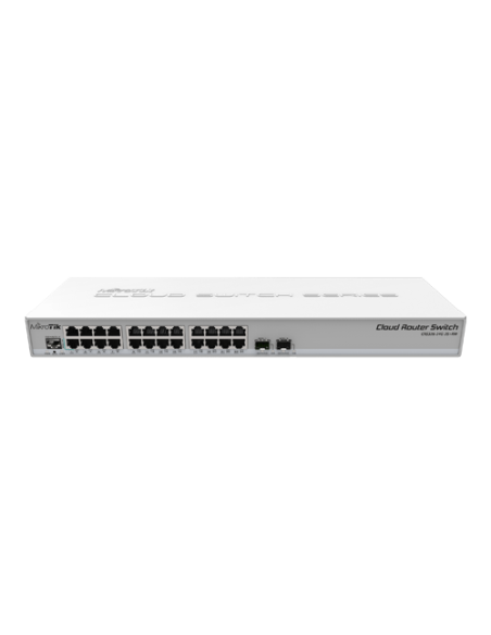 Management Switch 24 x Gigabit, 2 x SFP+, 1U - Mikrotik CRS326-24G-2S+RM