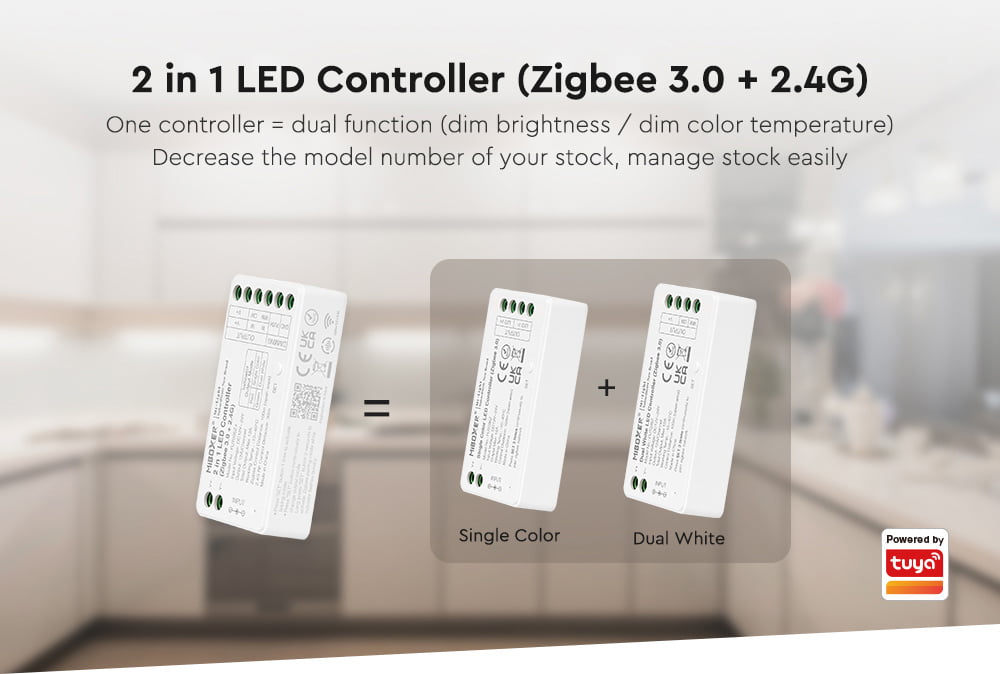 MiBoxer FUT035Z+ Controler 2in1 Zigbee 3.0+ 2.4G Monocolor/Dual White