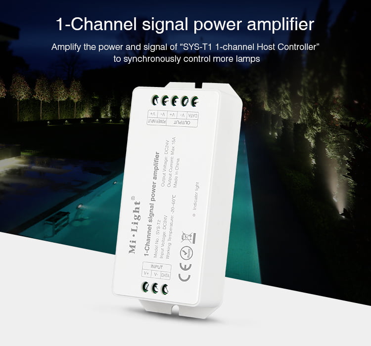MiBoxer SYS-T2 Amplificator semnal putere SYS-T1