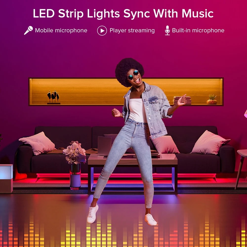 Controler Banda LED Digitala RGBW SP617E, control muzical, bluetooth 5-24V, 1 iesire