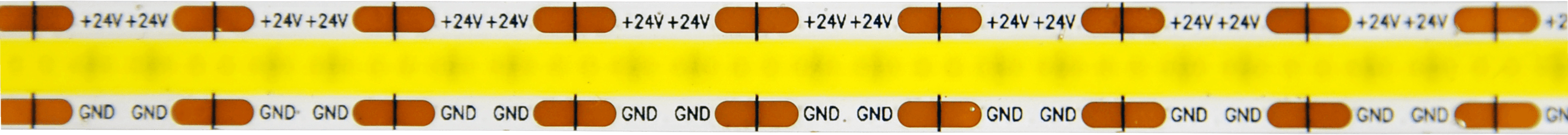 Banda LED COB Alb Cald Small Cut 528LED/m, IP20, 24V, 5 Metri