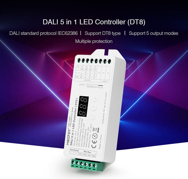 MiBoxer DL-X Controler LED DALI 5in1 ( DT8 )