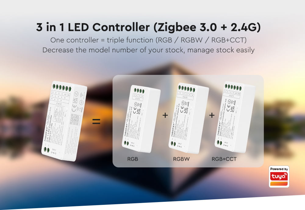MiBoxer FUT037Z+ Controler 3in1 Zigbee 3.0+ 2.4G RGB / RGBW / RGBCCT