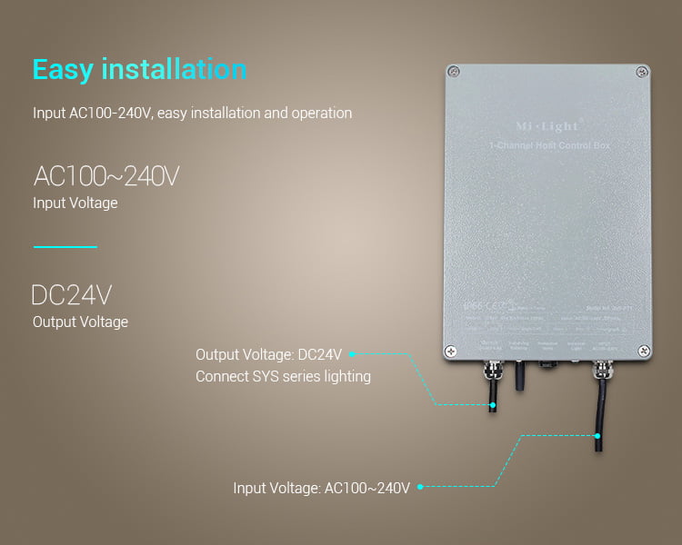 MiBoxer SYS-PT1 Control Box 1 Canal