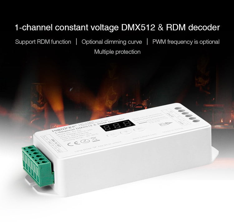 MiBoxer D1-CX Decodor RDM & DMX512 1 Canal