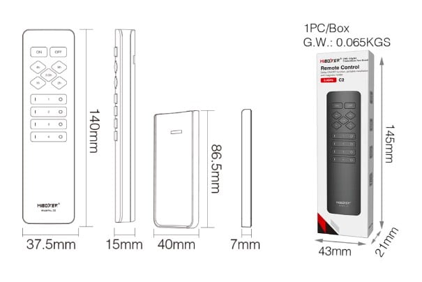 MiBoxer C2 Telecomanda pentru Priza & Switch V3.O