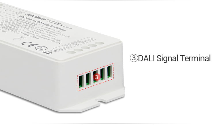 MiBoxer DL5 Controler Banda LED DALI 5in1 Mono/CCT/RGB/RGBW/RGBCCT